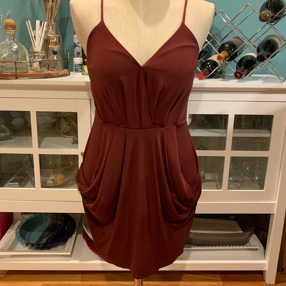 BCBGeneration maroon dress